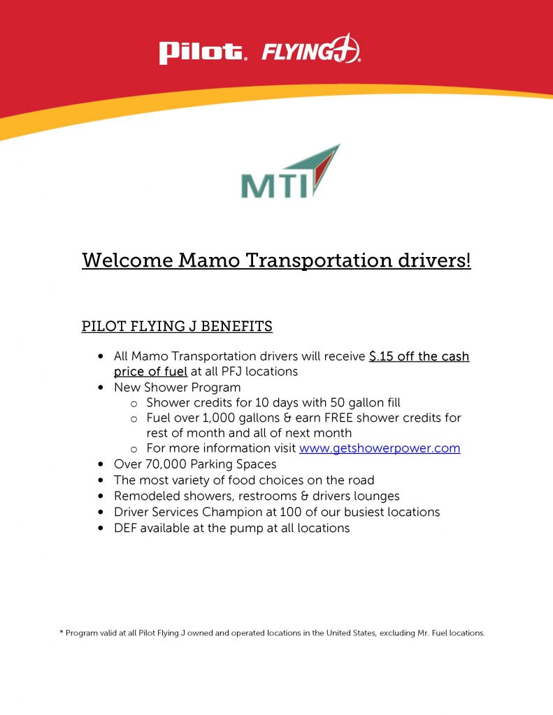 Mamo Transportation Driver Letter